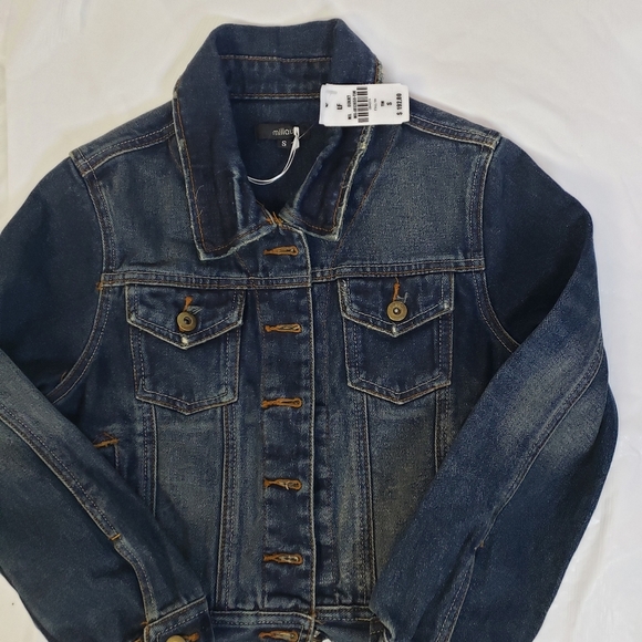 Nwt Millau Fall 2009 Denim Crop Jacket Womens S - Picture 4 of 6